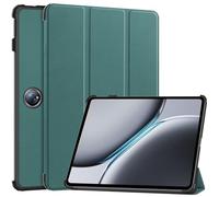 YKNIUFLY Cover per OnePlus Pad 2, PU Slim Cover, con Auto Sleep/Wake up Custodia per OnePlus Pad 2.(Verde Scuro)