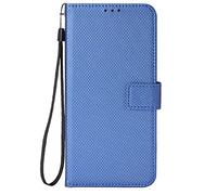 YKNIUFLY Cover per ZTE Blade A34, Pelle PU Premium Magnetico Flip Case Custodia, Slot per Schede, Funzione Staffa, Portafoglio Cover per ZTE Blade A34.(Blu)