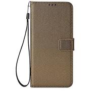YKNIUFLY Cover per ZTE Blade A34, Pelle PU Premium Magnetico Flip Case Custodia, Slot per Schede, Funzione Staffa, Portafoglio Cover per ZTE Blade A34.(Oro)