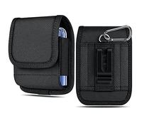 ykooe Porta Cellulare da Cintura con Clip e Gancio per Samsung Galaxy Z Flip 5/4/3, Nero