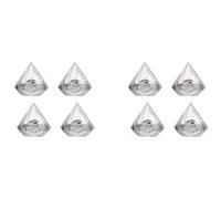 yksiahfi 24PZ Trasparente Diamante Candy Box per Nozze Scatola Regalo del Partito Scatola Trasparente Contenitore di Plastica