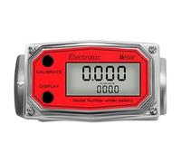 YKYNCJJT Misuratore di Portata Digitale Contatore elettronico LCD in Lega Alluminio