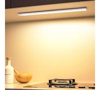 Ylatoial Luce Armadio LED, Armadio Led con Sensore di Movimento, USB Ricaricabile Magnetica Lampada, Dimmerabile Luce Led Sottopensile per Cucina Scale Corridoio Bagno Garage
