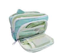 YLCYDLYU Astuccio Con Scomparti Girl School Supplies Pink Pencil Case Di Grandi Dimensioni Case Di Matita Carina Borse Di Cancelleria Case A Matita Con Cerniera-Verde Chiaro