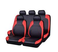 YLCYGJ 9 Pezzi Auto Set Coprisedili per Smart fortwo forfour C450 A450 R450 R452,Fodere Anteriori E Posteriori Antiscivolo Traspirante Protezione Auto Sedere Protezion Sedili,D/Red