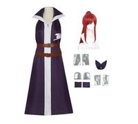YLEAFUN Erza Scarlet Costume Cosplay Anime Cosplay Costume Lucy Heartfilia Natale Wendy Marvell Dress Up Halloween Carnevale Natsu Dragneel Dress Up
