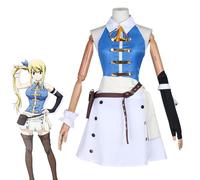 YLEAFUN Erza Scarlet Costume Cosplay Anime Cosplay Costume Lucy Heartfilia Natale Wendy Marvell Dress Up Halloween Carnevale Natsu Dragneel Dress Up