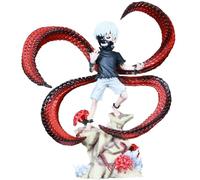YLEAFUN Kaneki Ken Action Figura Anime Azione Statua PVC Accessori Sostituibili Modello Camera Da Letto Auto Ornamenti
