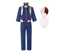 YLEAFUN Midoriya Izuku/Todoroki Shouto Cosplay Costume Natale Anime Figura Asui Tsuyu Combattimento Costume Uraraka Ochako Halloween Dress Up
