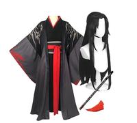 YLEAFUN Wei Wu Xian Costume Cosplay Anime Hanfu Party Palcosplay Costume completo Dressup Wei Ying Halloween Natale Party Palcoscenico Dressup