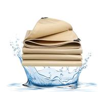 YLFFFZXK Telone 7x8 Piedi Telo Impermeabile Resistente, Telo Multiuso Impermeabile in Poli, Telo Resistente ai Raggi UV/Strappo con Occhielli in Metallo e Bordi Rinforzati, per Mobili da Esterno