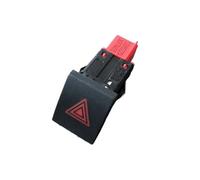 YLHMG Interruttore flash di segnalazione pericolo, for Fabia, 2009-2014 5JD953235A Pulsante triangolo rosso luce di emergenza Interruttore di segnalazione pericolo(BLACK Switch)