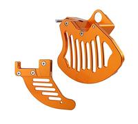YLHMG Protezione disco freno anteriore posteriore, for Husqvarna, for Husaberg TE FE TC FC 125 250 350 390 450 501 S 350S 501S 570 20092014 Copertura del disco del freno della motocicletta(Orange)