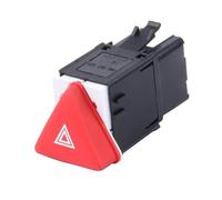 YLHMG Pulsante interruttore flash di segnalazione pericolo rosso, for VW, Jetta, Golf, GTI MK5 2004-2009 Coniglio 1KD953509 1K0953509A 18G953509 Interruttore di segnalazione pericolo