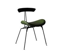 YLHMNE Sedie da cucina imbottite spesse Sedia da pranzo singola Sgabello trucco Net rossa Mobili for la casa(Green)