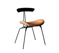 YLHMNE Sedie da cucina imbottite spesse Sedia da pranzo singola Sgabello trucco Net rossa Mobili for la casa(Auburn)