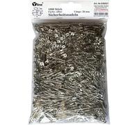 Yline 1000 spille da balia piccole, argento, circa 28 mm, aghi di sicurezza, E90021