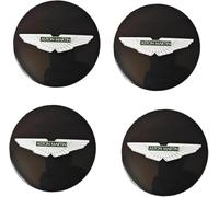 YLINNB 4 Pezzi Coprimozzo Auto per Aston Martin Vanquish/Vanquish Volante/Valhalla/Valour 2023 2024 2025, Auto Emblema Coprimozzo Ruota Centrale Adesivi per Coprimozzi Ruota Accessori Auto