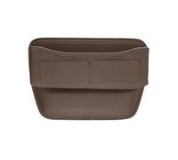 YLINNB Sedili Auto Contenitore per Porsche 911/718 /Taycan/Panamera/Macan/Cayenne, Organizer Multifunzionale per Sedili Anteriori Impedisce Che Gli Oggetti Cadano tra I Sedili,Brown