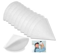 Ylinwtech 10 Pezzi Filtri Conici Dn 125,Filtro Aria E Filtro Antipolvere Per Bagno,Set Di Filtri Dell'aria Di Scarico Per Sistemi Di Ventilazione Zehnder, Helios, Maico, Pluggit