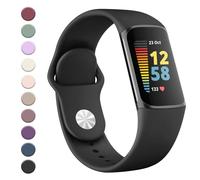 YLK Cinturino per Fitbit Charge 5 Cinturino/Fitbit Charge 6 Bracciale Donna Uomo Migliorato Silicone Cinturino di Ricambio Regolabile per Fitbit Charge 5 Bracciali/Charge 6 Bracciali