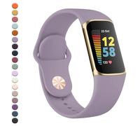 YLK Cinturino per Fitbit Charge 5 Cinturino/Fitbit Charge 6 Cinturino Donna Uomo, Cinturino in Silicone Migliorato per Orologio Sport Regolabile Cinturino di Ricambio per Fitbit Charge 5 Cinturini