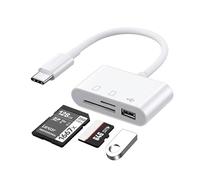 YLK Lettore di schede SD USB C 2.0, Design per scheda SD+TF 3 in 1