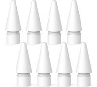 YLK Punta compatibile con Apple Pencil Tips, per Apple Pencil di seconda generazione/1a generazione, punta di ricambio ad alta sensibilità (8 pezzi di colore bianco)