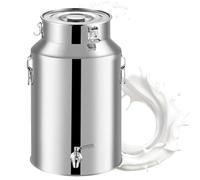 YLKJCE Lattine per Olio 5 Litri con Rubinetto Recipiente Acciaio Inox per Olio Distributore di Bevande for Conservare Liquidi E Solidi(Capacity,58liter)