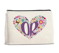 YLKJSTYS Musica a tema regali Makeup Bag, regali freddi per gli amanti della musica sorella amica Bestie Figlia, cosmetico viaggio organizzatore borsa, Policromato