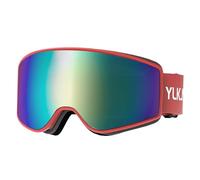 YLKJSWIM Occhiali da sci per bambini, lenti a doppio strato, anti-appannamento e antigraffio, 100% protezione UV, occhiali da snowboard per ragazzi e ragazze, motoslitta, paracadutismo, slitta per