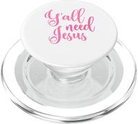 Y'll Need Jesus, Pasqua, famiglia, uomo, donna, ragazza, ragazzo, carino e divertente PopSockets PopGrip per MagSafe