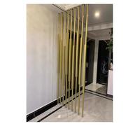 YLLFFLL Divisori per Ambienti in Ferro E Metallo, Personalizzati, Decorati in Stile Moderno, Senza Fori, Pilastri per La Separazione degli Ambienti(10 PCS,Height 5.8ft/177cm)