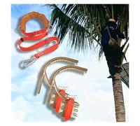 YLLFFLL Punte in Acciaio per Arrampicata sugli Alberi, Attrezzatura Portatile per Arrampicata sugli Alberi per Arrampicata Verticale(Opening Dia: 25-50cm(10-20in))