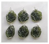 YLLLLY 1PC Pietra Grezza di moldavite Naturale Davvero, Meteorite Ceco, Cristallo energetico, Pietra preziosa, proprietà di Cristallo Meraviglioso. Regalo for Gli Amici(3-5g)