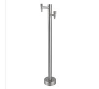 YLLSMGS Colonna Acqua Giardino da Esterno Fontana Giardino in Acciaio Inox 304 Spazzolato per Irrigazione e Lavaggio del Giardino(Silver)