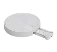 YLLSMGS Scolapiatti da Appoggio Bacinella Plastica con Fori di Drenaggio e Contenitore per L'acqua per Vasi da Fiori da Interno ed Esterno(White,35cm/14in)