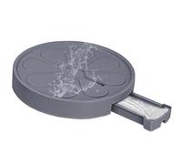 YLLSMGS Scolapiatti da Appoggio Bacinella Plastica con Fori di Drenaggio e Contenitore per L'acqua per Vasi da Fiori da Interno ed Esterno(Gray,30cm/12in)