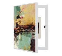 YLME Copertura Quadro Elettrico Decorativa - Nascondi Contatore Quadri Copri Contatori Elettrici da Parete - Sono Disponibili Vari Stili,White(c),40x50 cm
