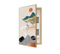 YLME Copertura Quadro Elettrico Decorativa, Nascondi Contatore, Quadri Copri Contatori Elettrici da Parete, Sono Disponibili Vari Stili, Ideale per la Tua Casa Quadri,F(Gold),40×60cm