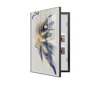 YLME Copertura Quadro Elettrico Decorativa, Nascondi Contatore, Quadri Copri Contatori Elettrici da Parete, Sono Disponibili Vari Stili, Ideale per la Tua Casa Quadri,D(Black),40×60cm