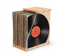 YLME Mobile Porta Vinili Organizer per 40 Dischi LP con Espositore Acrilico