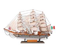 YLME Modellino Di Nave in Legno 90cm Amerigo Vespucci Assemblati