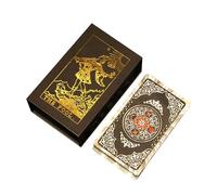 YLME Tarocchi Carte - Materiale PVC Impermeabile - Tarocchi per Principianti - Tarot Deck - English,Argento
