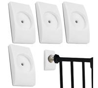 Ylnailky Baby Gate Wall Pads | Paraurti da parete montati 4 X - Protezione antiscivolo per bambini, kit fermaporta di casa, per porta