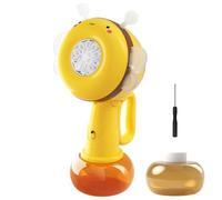 Ylnailky Bacchetta Soffia Bolle - Bacchetta Bolle Bambini,Ape Portatile con Luce Colorata Rotante Gioco Spiaggia Esterno Regalo Viaggio Compleanno Feste