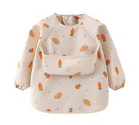 Ylnailky Bavaglino Camicia | Per Bambini 6-36 Maniche Morbide Regolabile | Grembiule per Svezzamento,Maniche Lunghe Bavaglini per Bambini Piccoli per Pasto - per Piccoli, Maschi e Femmine, in