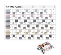 Ylnailky Calendario Da Parete Annuale 2026,Poster Calendario Per L Anno Completo Con Adesivi - Per Pianificazione Organizzazione e Tracciamento di Attività per Ufficio Domestico Sala Riunioni e Aula