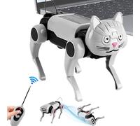 Ylnailky Cane Robotico,Cane Robot Interattivo Telecomandato Con Sensore Tattile Per Bambini e Bambine | Giocattolo RC Per Bambini Età 3 Anni E Oltre Per Interno Esterno Casa E Viaggio