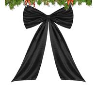 Ylnailky Di Natale Gigante,Nastro in Raso per Decorazioni Feste | Decorativo per La Cima 'Albero di Natale | per Esterni Parete Portico Scale Porta Matrimonio Completo Fidanzamento